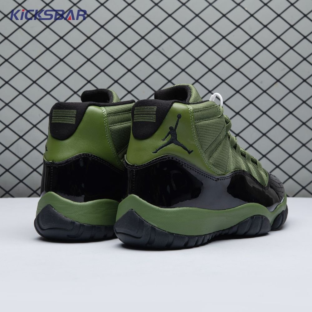 Air Jordan 11 Retro Army Green Black CT8012 300 Men's - Image 7