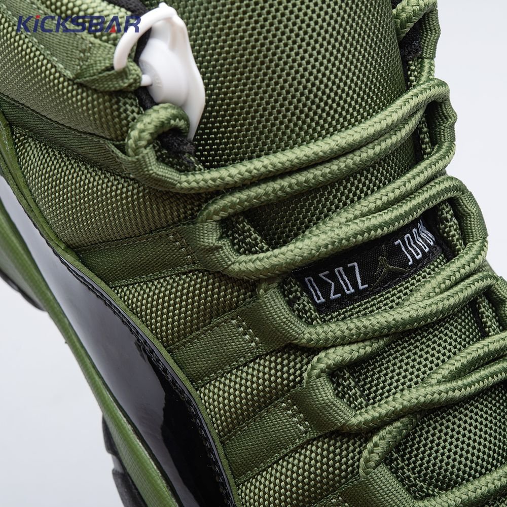 Air Jordan 11 Retro Army Green Black CT8012 300 Men's - Image 9