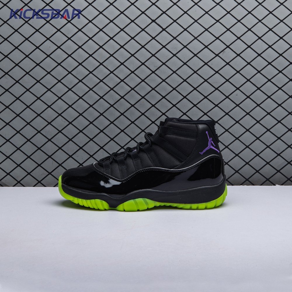 Air Jordan 11 GS Black Barely Volt Men's - Image 3