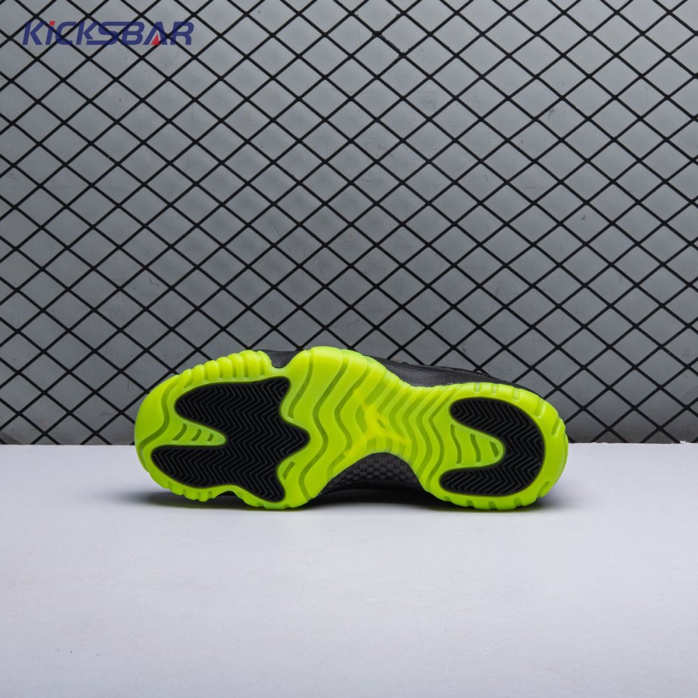 Air Jordan 11 GS Black Barely Volt Men's - Image 5