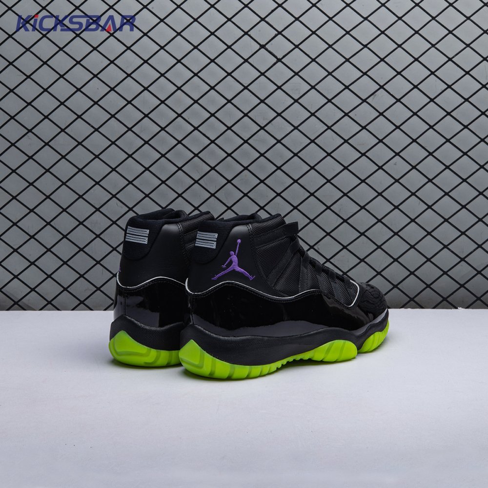 Air Jordan 11 GS Black Barely Volt Men's - Image 7