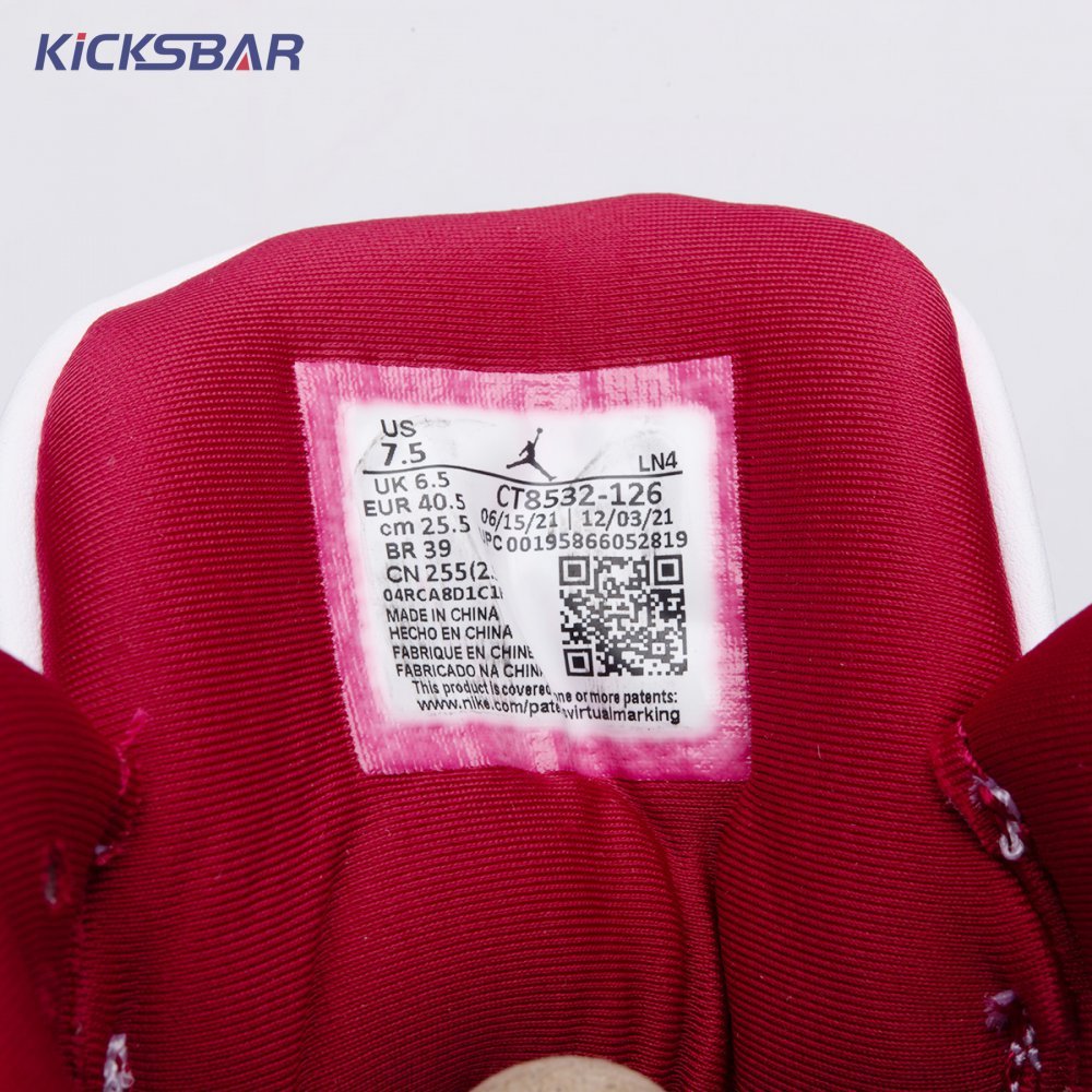 Jordan 3 Retro Cardinal Red CT8532-126 Unisex - Image 15