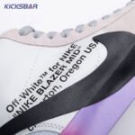 Nike Blazer Mid Off-White Wolf Grey Serena Queen AA3832-002 Unisex - Image 10