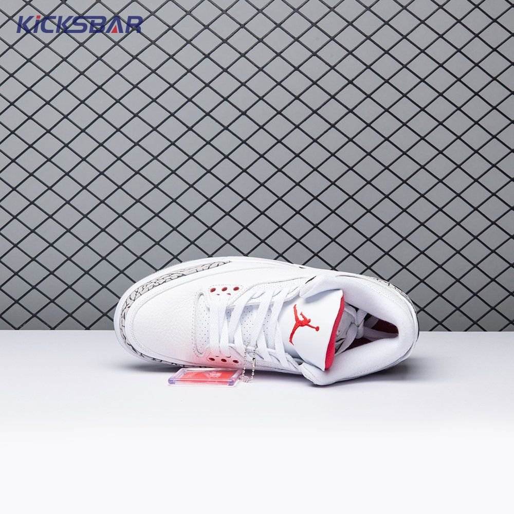 Jordan 3 Retro Free Throw Line White Cement 923096-101 Men's - Image 6