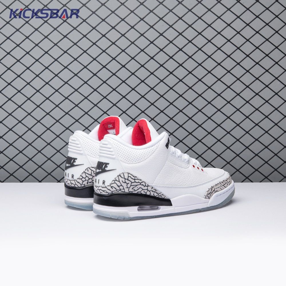 Jordan 3 Retro Free Throw Line White Cement 923096-101 Men's - Image 7