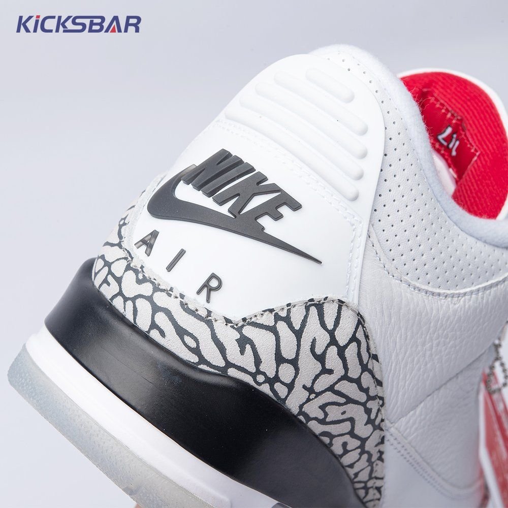 Jordan 3 Retro Free Throw Line White Cement 923096-101 Men's - Image 8