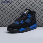 Jordan 4 Retro Black Blue Unisex - Image 2