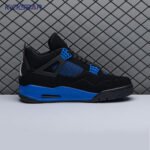 Jordan 4 Retro Black Blue Unisex - Image 4