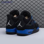 Jordan 4 Retro Black Blue Unisex - Image 7