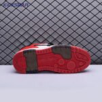OFF-WHITE Out Of Office OOO Low Tops Black White Red Unisex - Image 5