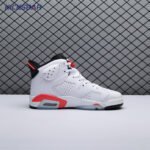 Jordan 6 Retro Infrared White 384664-123 Men's - Image 5
