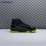 Air Jordan 11 GS Black Barely Volt Men's - Image 4