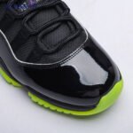 Air Jordan 11 GS Black Barely Volt Men's - Image 8