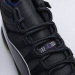 Air Jordan 11 GS Black Barely Volt Men's - Image 9