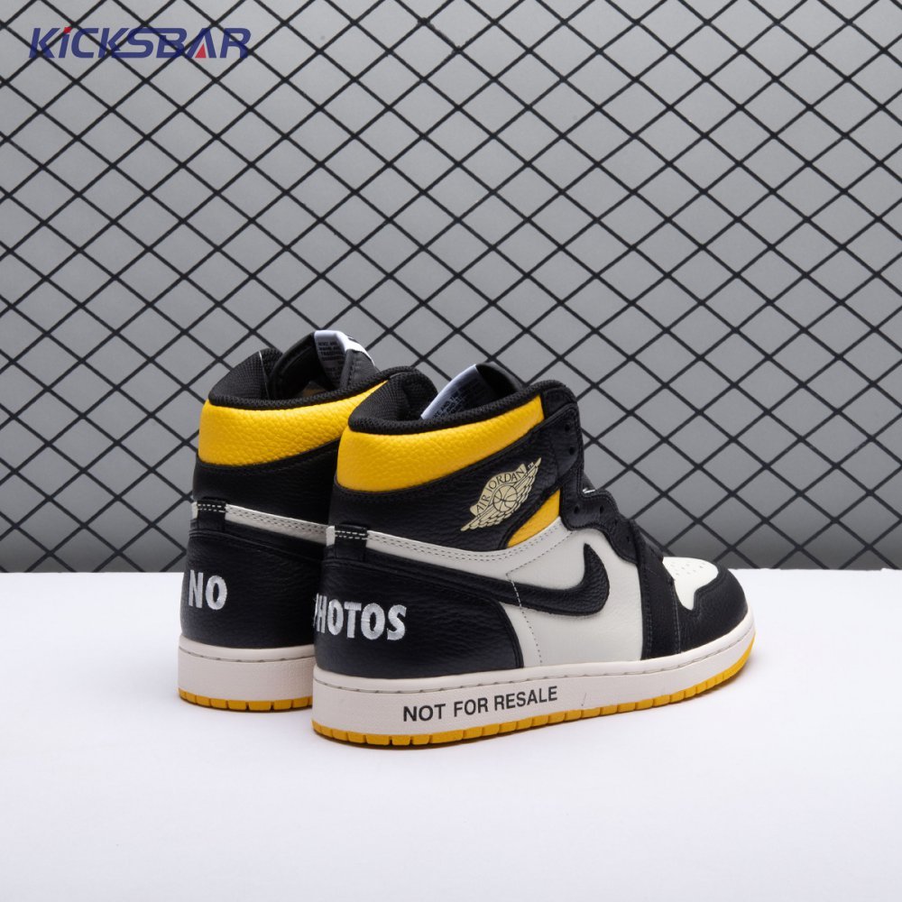 Jordan 1 Retro High Not for Resale Varsity Maize 861428-107 Unisex - Image 8