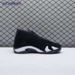 Jordan 14 Retro Black White 487471-016 Men's - Image 4