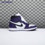 Jordan 1 Retro High Court Purple White Men's - Image 4
