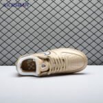 Off-White x Nike Air Force 1 07 Low Metal Gold OW Silver DX1419-900 Unisex - Image 6