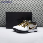 Nike Kobe 4 Protro White Black Del Sol AV6339-101 Men's