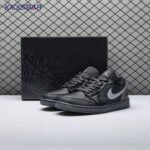 Jordan 1 Low Black White Dark Smoke Grey Unisex