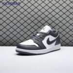 Jordan 1 Low Grey White 553558-044 Unisex - Image 2