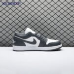 Jordan 1 Low Grey White 553558-044 Unisex - Image 4