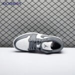 Jordan 1 Low Grey White 553558-044 Unisex - Image 6