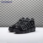 Nike Air More Uptempo Black White 414962-002 Unisex - Image 2