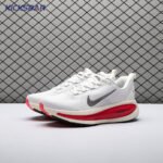 Nike Vomero 18 Platinum Tint Siren Red Light Smoke Grey Metallic Pewter HM6803-001 Unisex - Image 2
