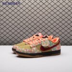 Nike Dunk Low Panda-Monium Green Curry Multi-Color IB2263-300 Unisex - Image 2