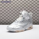 Jordan 6 Retro PSG Paris Saint-Germain Silver IQ5135-001 Men's - Image 4