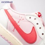 Travis Scott x Air Jordan 1 Low OG Tropical Pink IQ7604-101 Unisex - Image 12