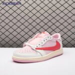 Travis Scott x Air Jordan 1 Low OG Tropical Pink IQ7604-101 Unisex - Image 3