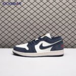 Jordan 1 Low SE Obsidian Suede IO7448-400 Unisex - Image 4