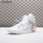 Jordan 1 Retro High Off-White Alaska AA3834-100 Unisex - Image 4