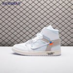 Jordan 1 Retro High Off-White Alaska AA3834-100 Unisex - Image 5