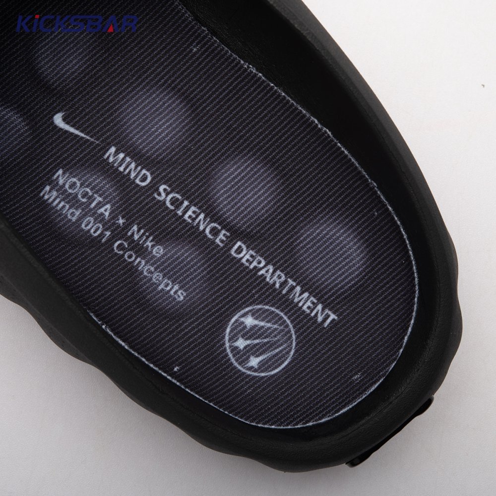 NOCTA x Nike Mind 001 Nike Mind 001 Slide Triple Black HQ4307-005 Unisex（Size Up Recommended） - Image 14