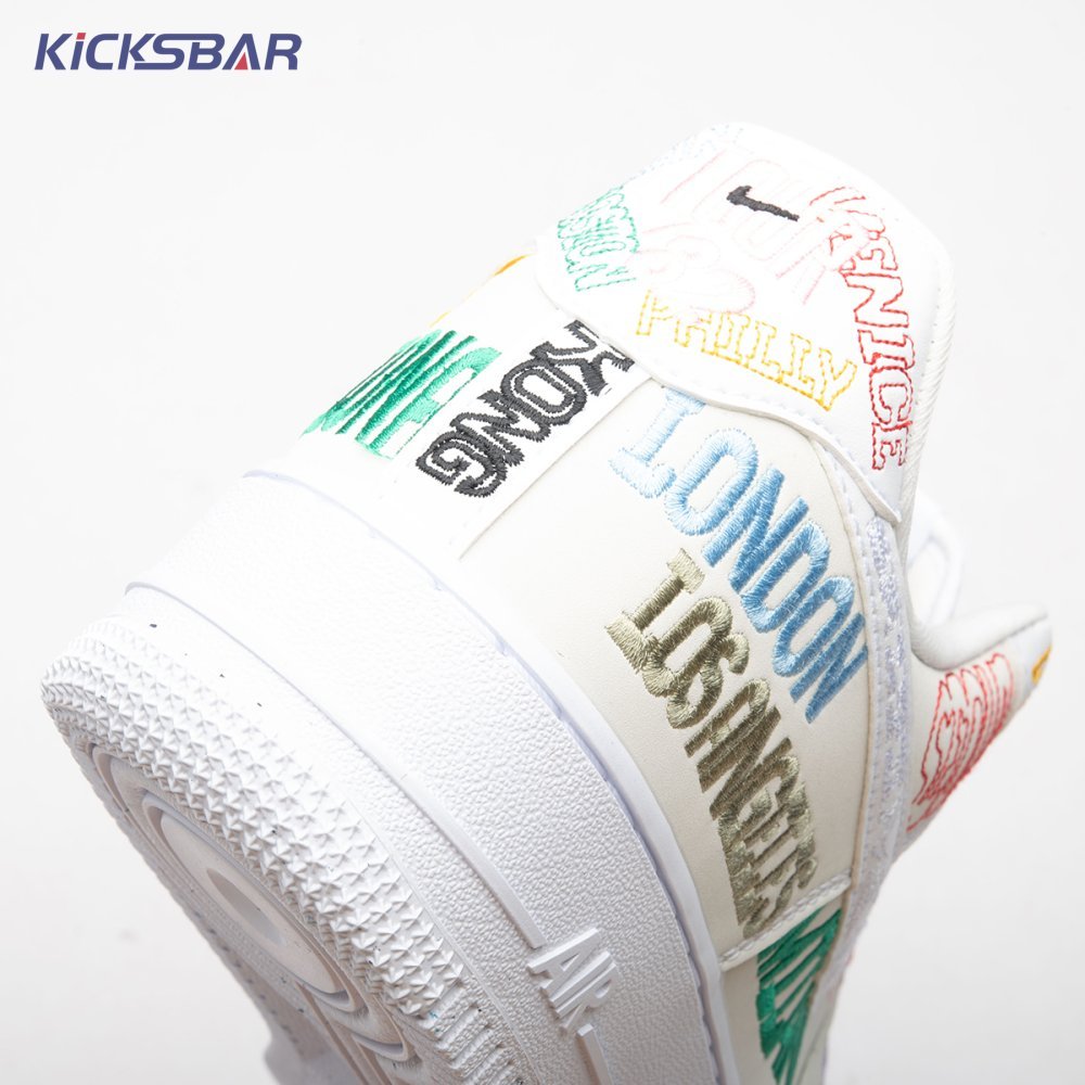 Nike Air Force 1 Low World Tour White II1549-100 Unisex - Image 11
