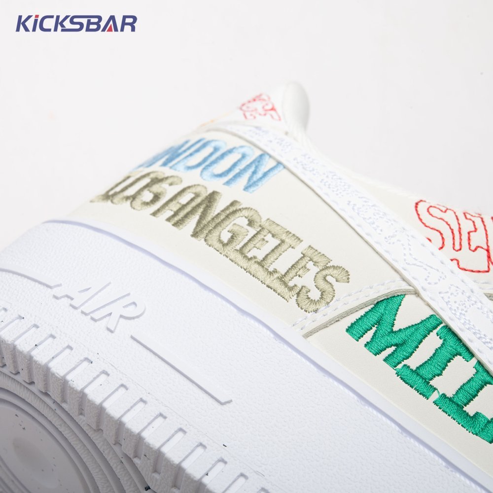 Nike Air Force 1 Low World Tour White II1549-100 Unisex - Image 13